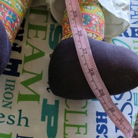 Raggedy Ann & Andy Handmade Yarn Hair Dolls 20" Blue Outfits Embroidered Faces - Picture 12 of 13